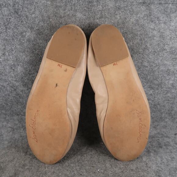 Sam Edelman Shoes Womens 7 Ballet Flats Felicia Leather Round Closed Toe Fashion - Picture 9 of 12